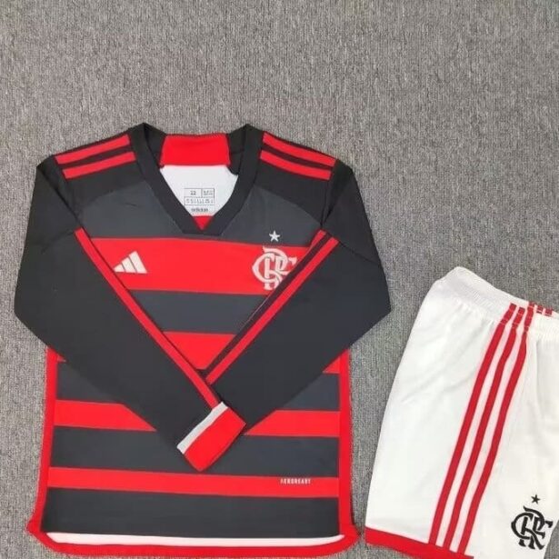 Kit Camisa e Shorts Futebol Flamengo - Infantil