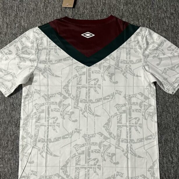 Miniatura de Camisa Futebol Fluminense – Modelo 2024 – Branca com Patrocínio