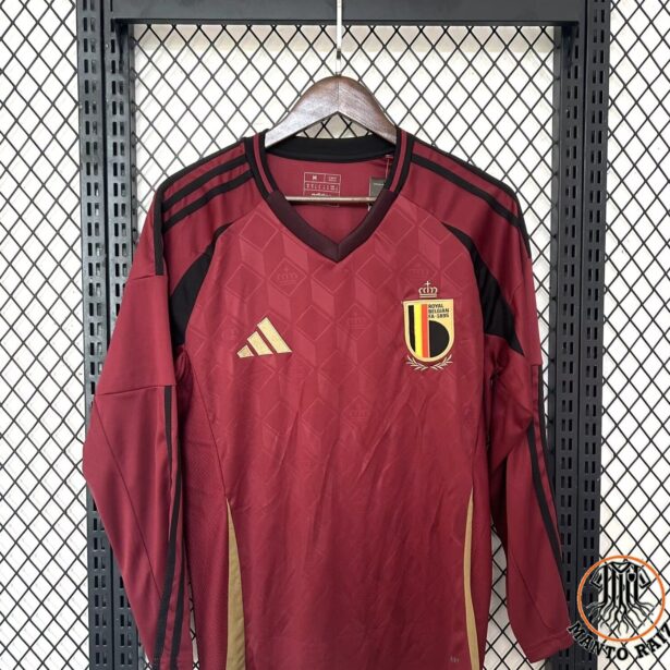 Camisa Futebol Seleção da Bélgica - Modelo Manga Longa 2025