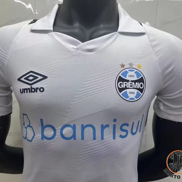 Miniatura de Camisa Futebol Grêmio – Modelo 2024 – Branca – Visitante
