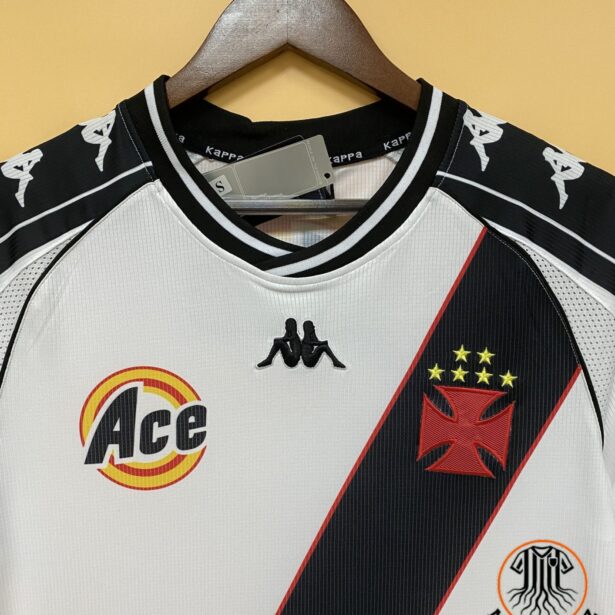 Miniatura de Camisa Futebol Vasco – Modelo Retrô 2000 – Branca