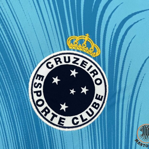 Miniatura de Camisa Futebol Cruzeiro – Modelo 2024 – Azul Claro