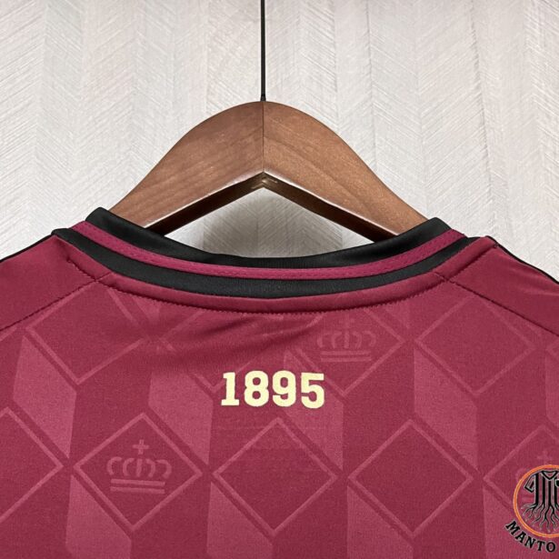 Miniatura de Camisa Futebol Seleção da Bélgica – Modelo Manga Longa 2025