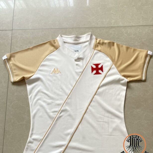 Camisa Futebol Vasco - Modelo Feminina - 2024 - Branca