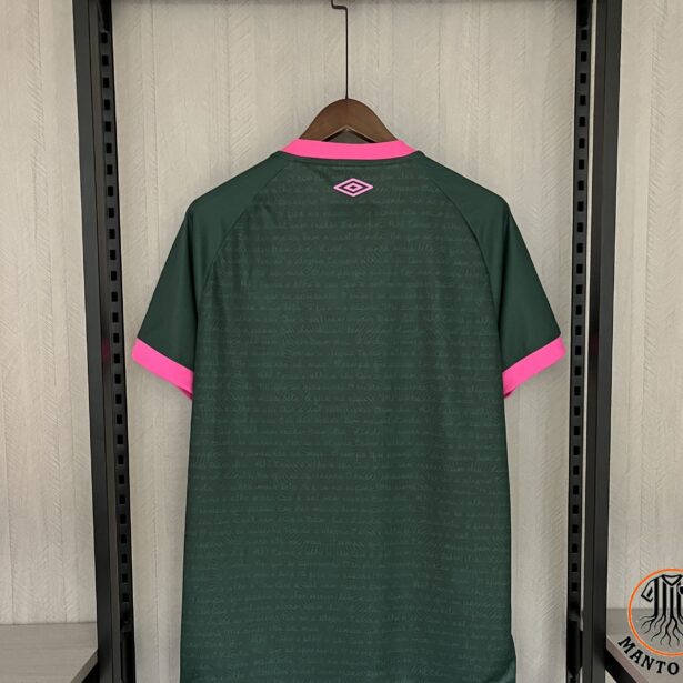 Miniatura de Camisa Futebol Fluminense – Modelo 2024 – Preta e Rosa