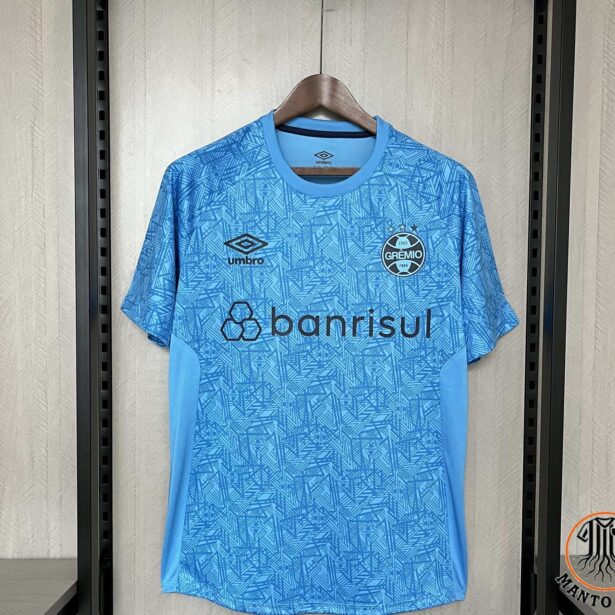 Camisa Futebol Grêmio - Modelo 2024 - Azul