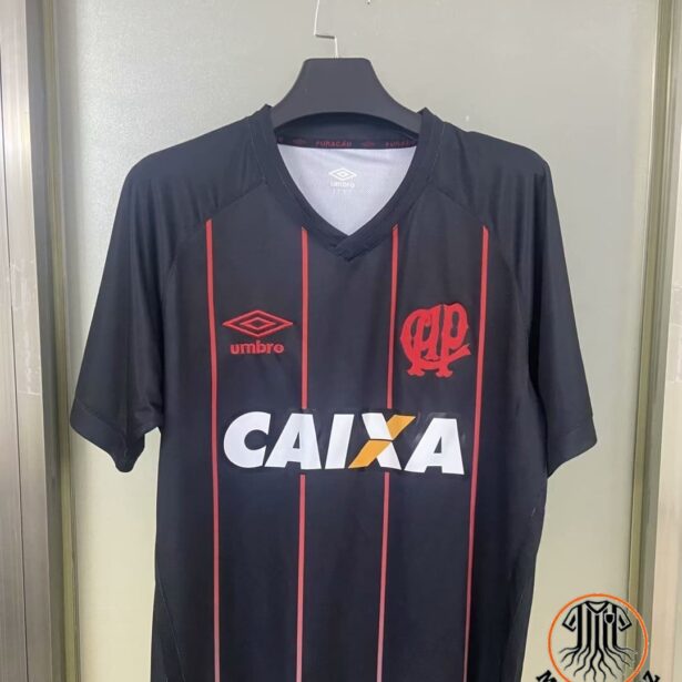 Camisa Futebol Atlético Paranaense - Modelo Retrô 2016 -Preta