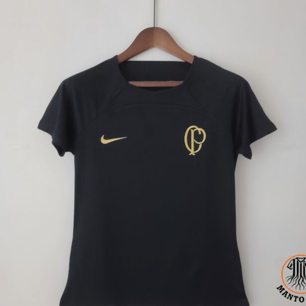 Camisa Futebol Corinthians - Modelo Feminina Especial 100 Anos
