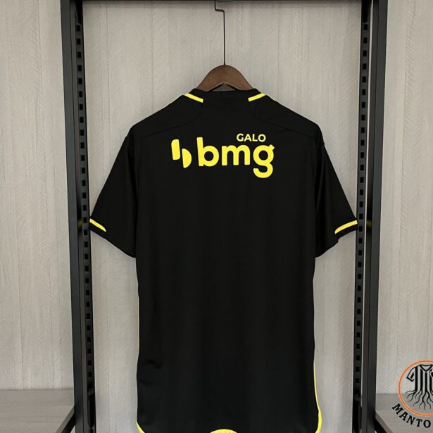 Miniatura de Camisa Futebol Atlético Mineiro – Modelo 2024 – Preta