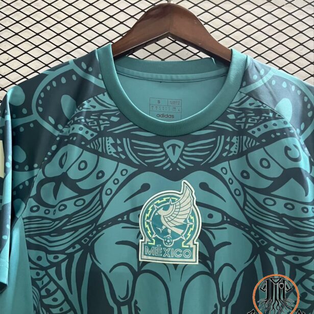 Miniatura de Camisa Futebol Seleção da México – Modelo 2025